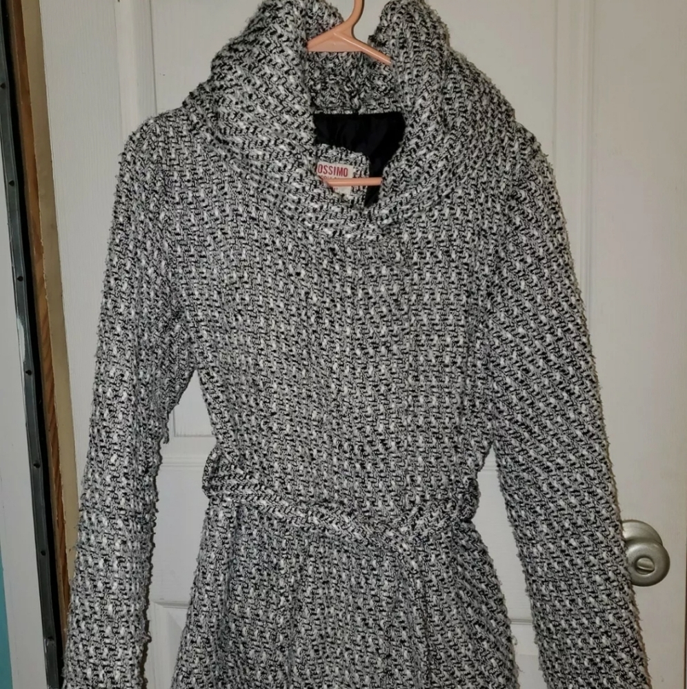 Mossimo Supply Co. Houndstooth Wrap Jacket size Medium